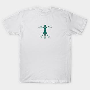 Reduced Vitruvian Alien T-Shirt